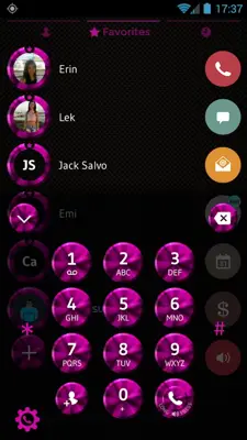 Shading Pink Dialer Theme android App screenshot 4